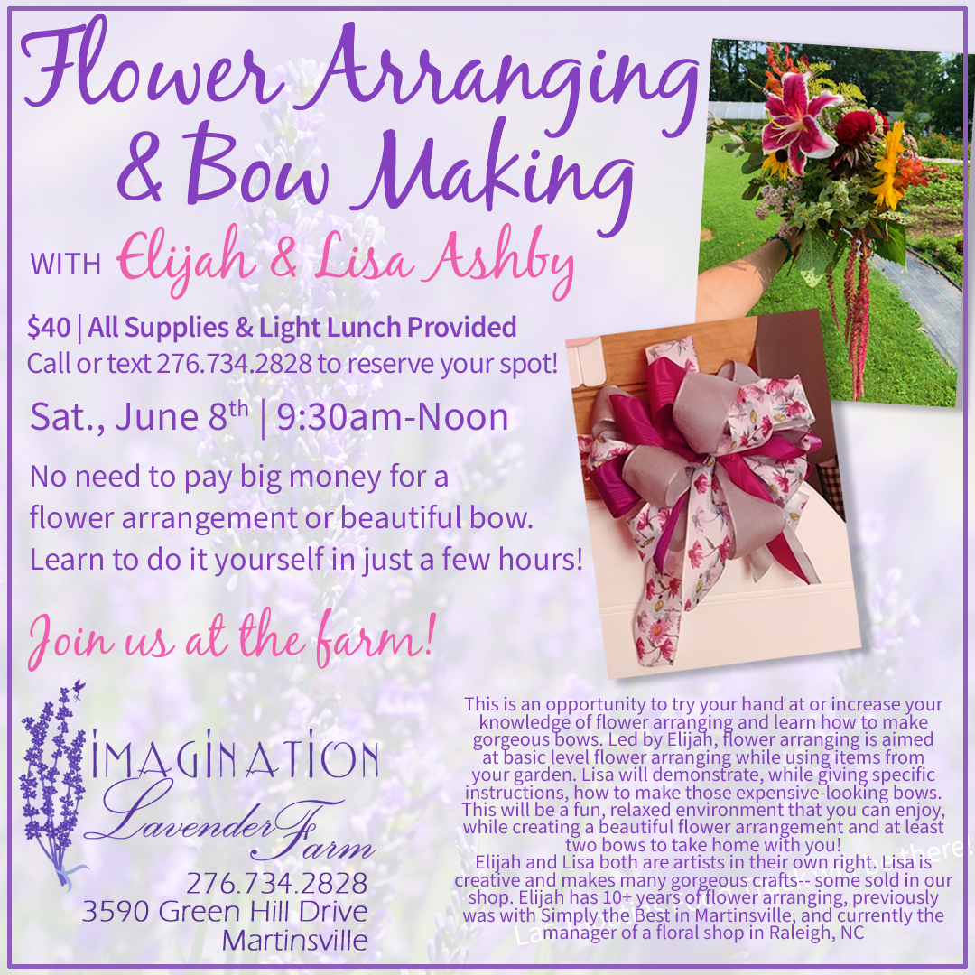 FLOWER-ARRANGING & BOW-MAKING WORKSHOP