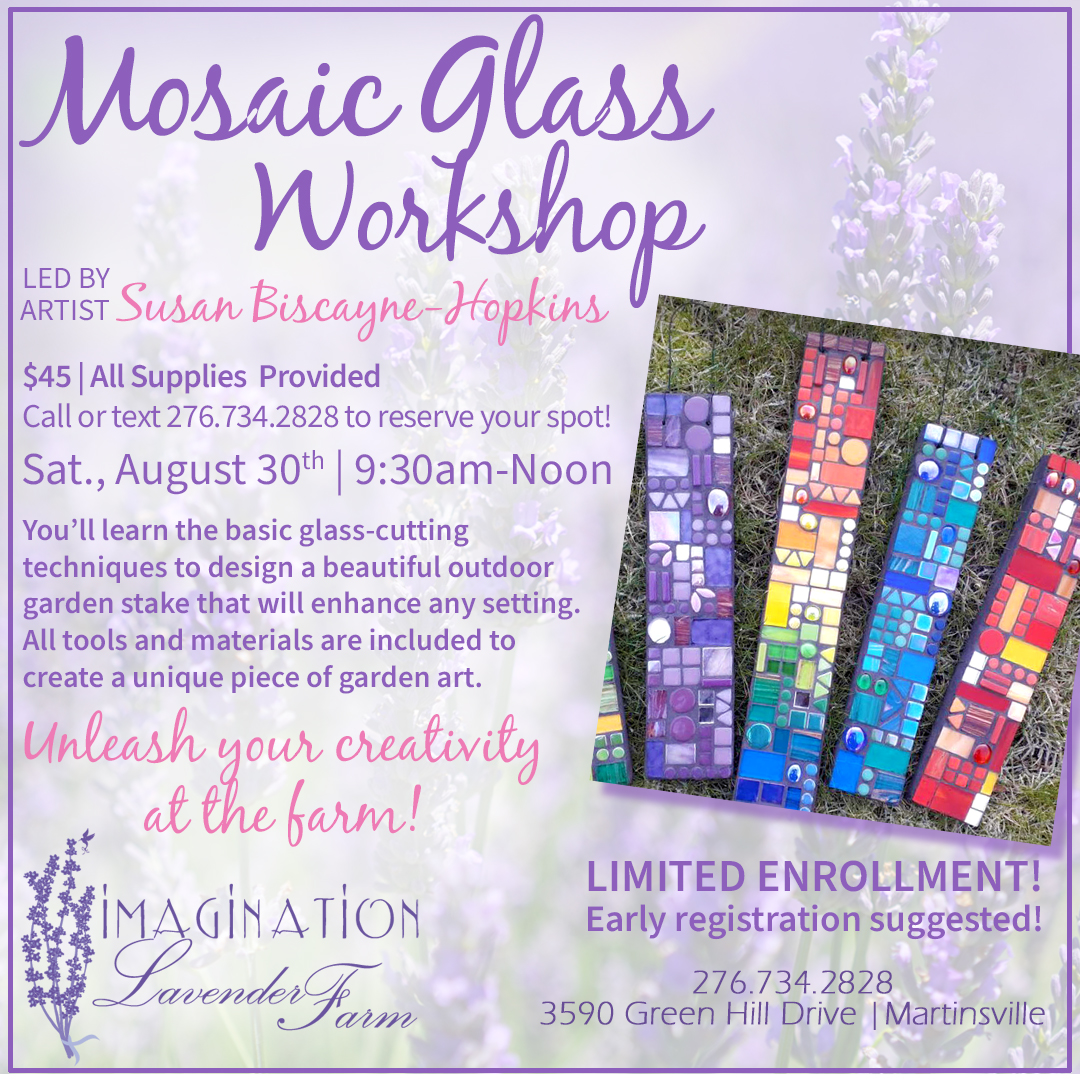Mosiac Glass Workshop - $45
